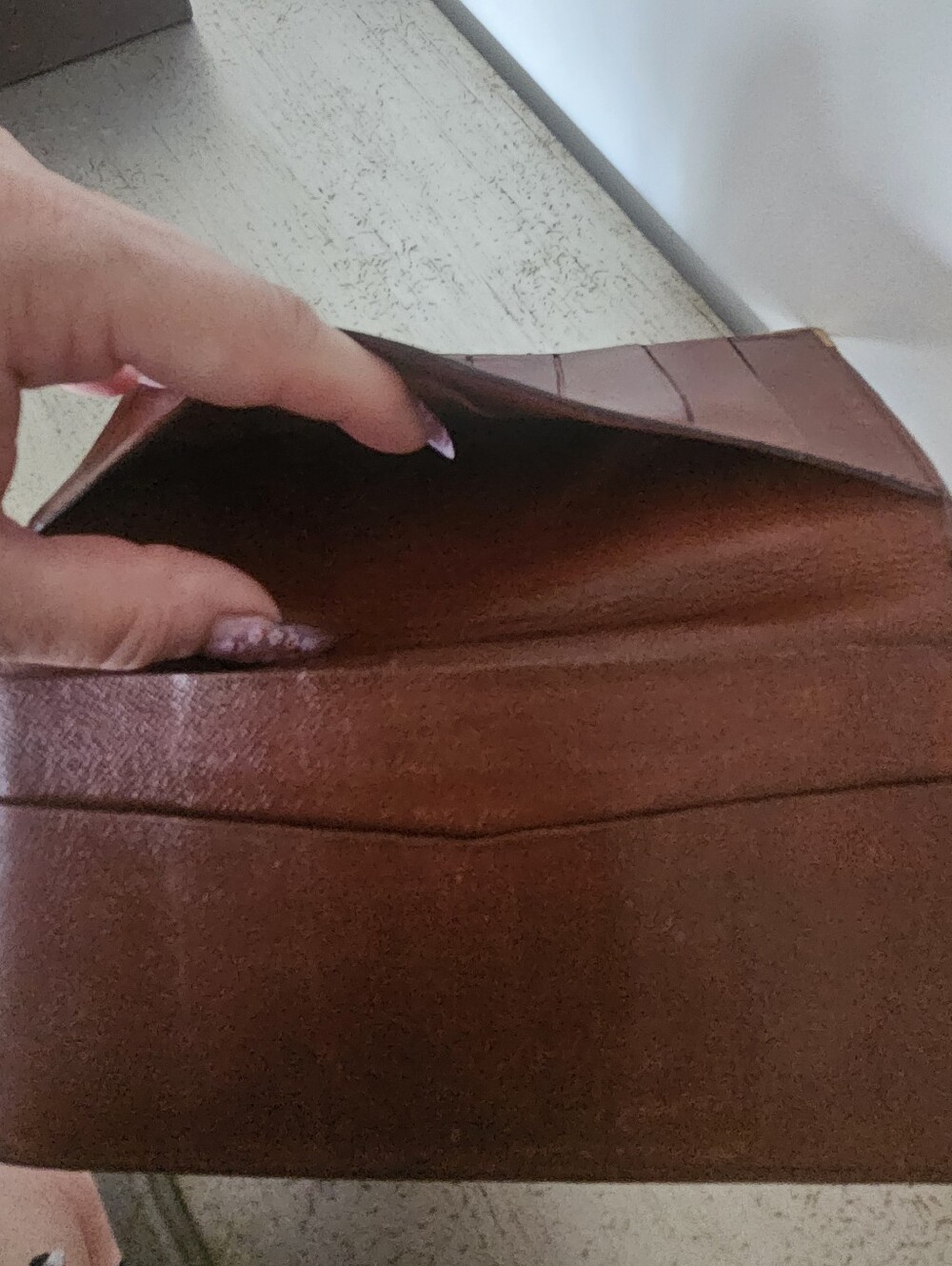 100%Authentic Louis Vuitton Monogram Long Wallet in Brown and Gold - Picture 12 of 12